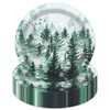 Jajajuegos 40-Piece 9-Inch Green Misty Forest Disposable Paper Plates Set