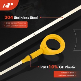 A-Premium Engine Oil Dipstick Dip Stick Compatible with Toyota Corolla 2003-2008, Matrix 2003-2008, Celica 2000-2005, 1.8L, Engine Oil Level Dipstick