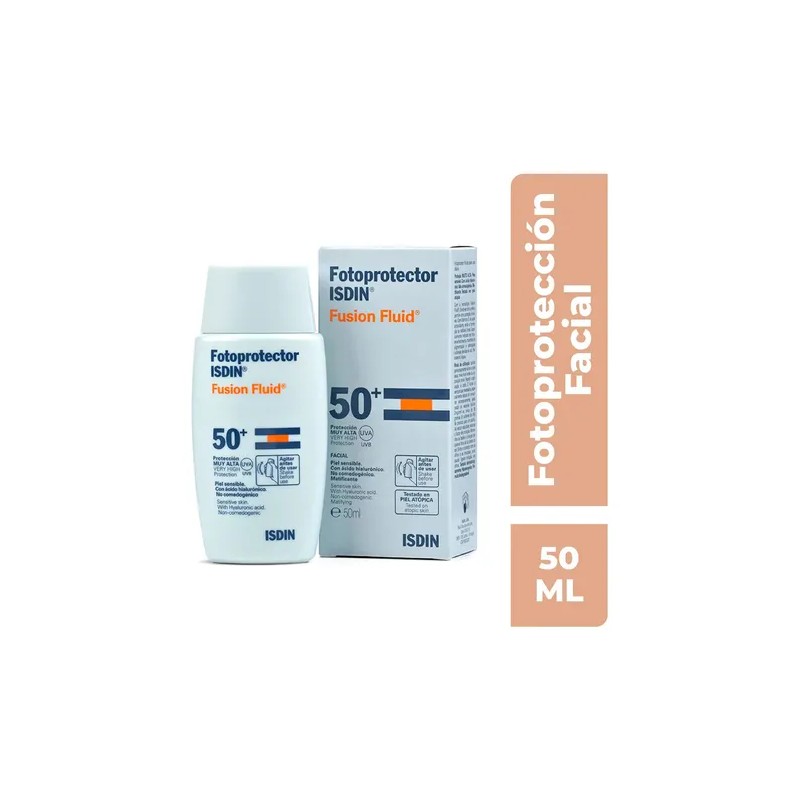 Protector Solar Isdin Fusion Fluid Fps 50 1 Unidad De 50 ml
