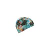 Speedo SE12453 MONA Mesh Cap Swim Cap, Green/Nectarine, L