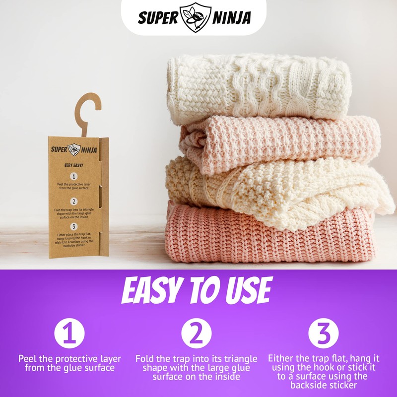 Super Ninja Clothing Moth Traps