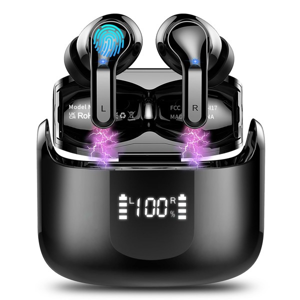 Ordtop Wireless Earbud, Bluetooth Headphones 5.3 NEW 40H Ear Buds