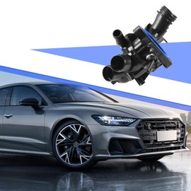 Engine Coolant Thermostat Housing Assembly Fits for Mini: for Cooper 2010-2015, foi Cooper Paceman 2013-2016, for Cooper Countryman 2011-2016, Replace Part 11538674895