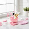 11 Pzs Kit Preparación Mascarilla Facial Bowl Brochas Frasco