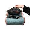 15" Leather Messenger Bag Laptop Case Office Briefcase Gift For