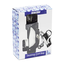 Longridge Desktop Golf Bag & Pen Set, White/Black, GGPHTA