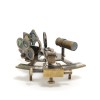 Homeroots 4" X 4.5" X 2.5" Nautical Sextant In Wood