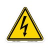 High Voltage Lightning Bolt Sign Business Safety Sticker (Warning Danger)
