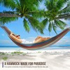 Sorbus® Brazilian Double Hammock - Extra-Long Two Person Portable Hammock