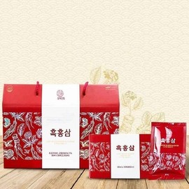 웰빙바이오 건강식품 구증구포 프리미엄 동의진 흑홍삼 80ml 30포 Wellbeing Bio Health Supplement Gujeonggupo Premium Donguibogam Black Red Ginseng 80ml 30 Packs