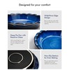 AISBUGUR Ceramic Pie Pan,Deep Dish Pi9-Inch Non-Stick Pie Dish &
