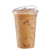 50 Sets Crystal Clear Plastic Cups With Strawless Sip-Lids, Disposable