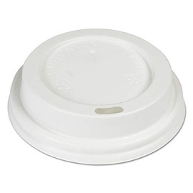 Boardwalk BWKHOTWH8 Hot Cup Lids for 8 oz. Hot Cups - White (1000/Carton)
