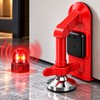 Portable Door Stop Alarm for Travel – Adjustable Metal Door