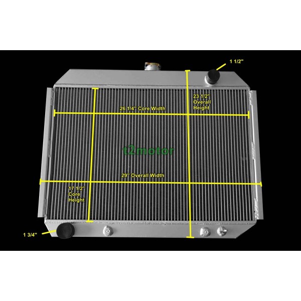 High Performance parts 3 Row Radiator Fit 1970-1974 DODGE CHALLENGER