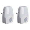 MeLiTec Set of 2 LED Plug in Night Light N16