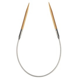 ChiaoGoo Circular 9-inch (23cm) Bamboo Dark Patina Knitting Needle; Size US 2.5 (3mm) 2009-2.5