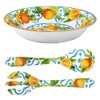 Le Cadeaux Luxury Melamine Salad Bowl and Serving Set, Valencia
