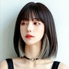Women Wig Hair Soft Realistic Adjustable Short Straight Female Wig
