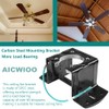 Ceiling Fan Mounting Bracket,AICWIOO Carbon Steel Sloped Cathedral Ceiling Canopy