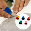 AMANDELIZABE Pack of 10 Rubber Thimbles to Protect Fingertips (5