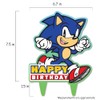 Decoración para tartas de cumpleaños de Sonic Gamer