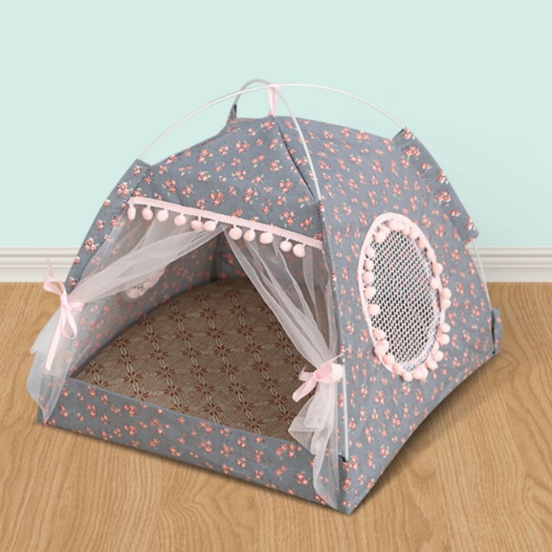 Summer Cat Litter Spring Summer Cat Small Dog Tent Four