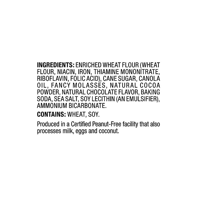 Mi-Del Chocolate Snaps Cookies - Crunchy Chocolate Cookies - Non-GMO