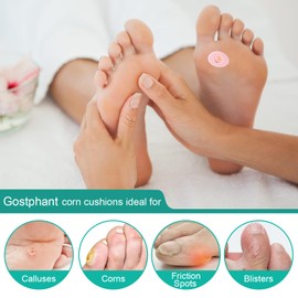 Gostphant- Reduce en gran medida las molestias: las almohadillas para callos de los pies proporcionan una amortiguación eficaz, alivian las molestias causadas por ampollas, callos, callos y fricción.