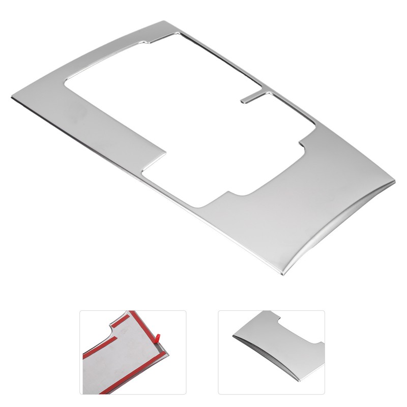 Gear Shift Panel Frame Trim Stainless Steel Decor Replacement for