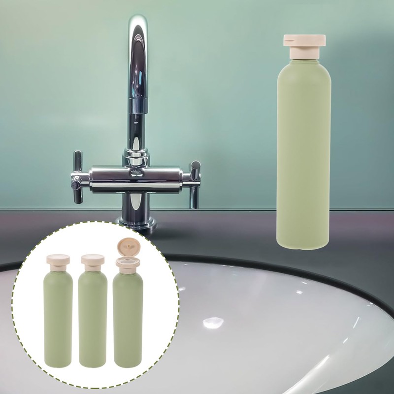 Shampoo Travel Container 250ML Refillable Shampoo Conditioner Bottles Squeeze Bottles
