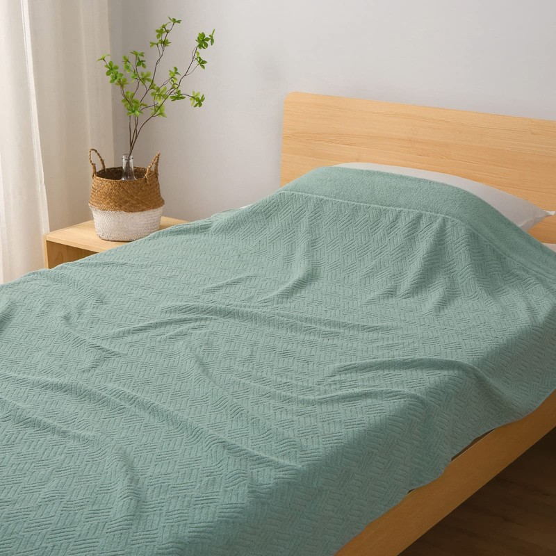 SE Softexly Towel Blanket, Single Blanket, 100% Cotton, Soft, Fluffy,