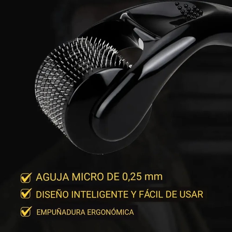 Suero Para Barba Hidratación, Cuidado Vello Facial + Rodillo