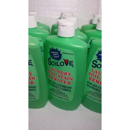 SOILOVE 9 BOTTLES OF SOILOVE LAUNDRY SOIL-STAIN REMOVER NET 16 FL OZ EACH (1 PINT) 473 M