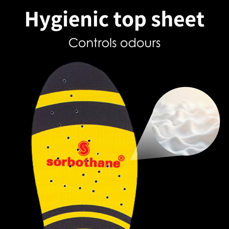 Sorbothane Double Strike Insoles, Men & Women - Shock Absorbing,