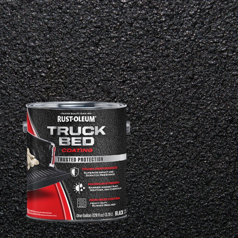 Rust-Oleum 342669 Truck Bed Coating, Gallon, Black