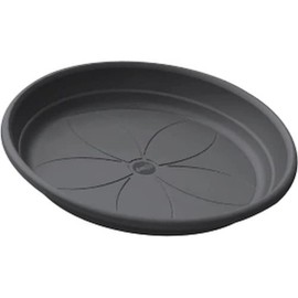 Emsa Flower Pot Tray, 25cm, Plastic, Granite Grey, CITY, 51761.5
