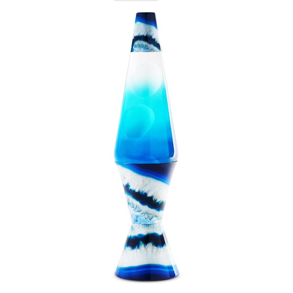Spencer Gifts Blue and White Lava Lamp - 17 Inch