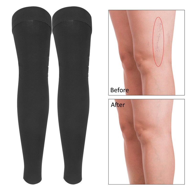 Elasticity Vein Thrombus Leg Slimming Compression Socks Sleeve Prevent Edema