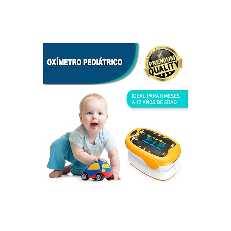 Oxímetro Pediátrico Recargable Tiger, TGR-200 marca IBSAMED