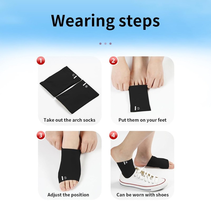 arch support (Black, one size)