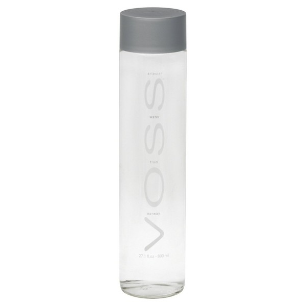 Voss Artesian Water (Still) Glass Bottles, 27.1-Ounce (Pack of 6)