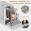 Stainless Steel Cat Litter Box with Lid, XL Extra Large