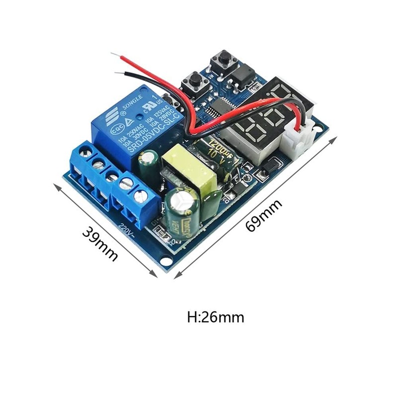 1 Channel Relay Module, AC 220V Trigger Delay Cycle Time