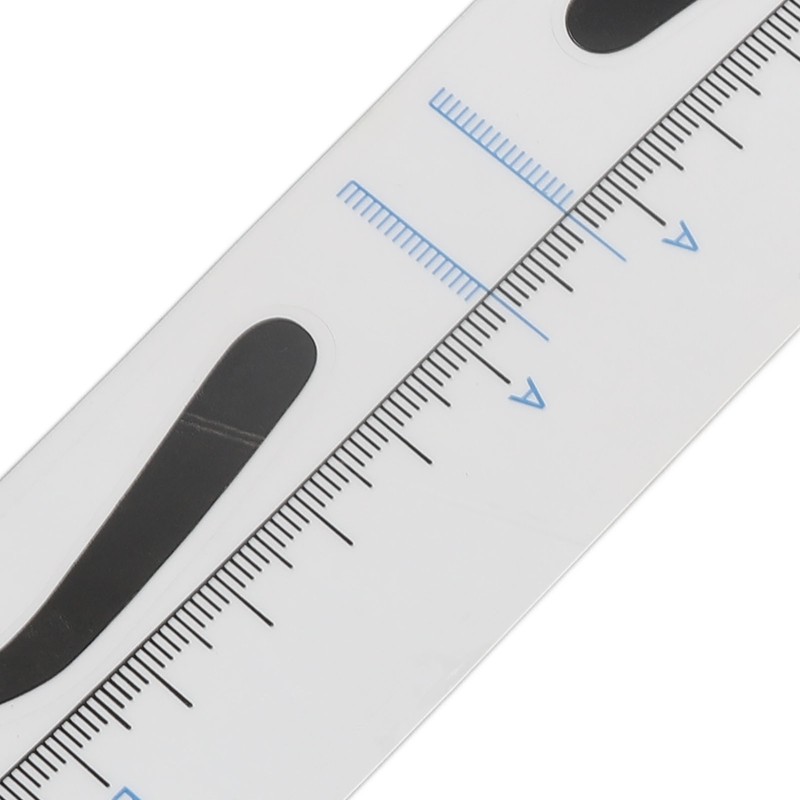 150PCS Eyebrow Stencil Ruler Clear Scale Transparent Eyebrow Shape Positioning