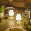 Lumisky TWINS Set of 2 LED Table Lamps, Cream, Height
