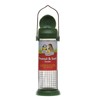 Walter Harrison's Wild Bird Flip Top Green Hanging Peanut Feeder,Black