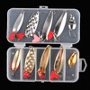 XVZ Fishing Lure Set, 10 Pieces Artificial Bait Blinker /