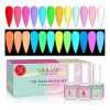 Saviland Gel Esmalte Uv Para Uñas Neon Glow 12 Piezas,