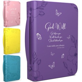 DEHITE Briefcase for Women – Leather Carrying Bag Extra Large Size – | Fits Book 11.12x8x2.12 IN | Pen Slots | Zippered Pocket | Premium Faux Leather | – Purple Accessories Gifts